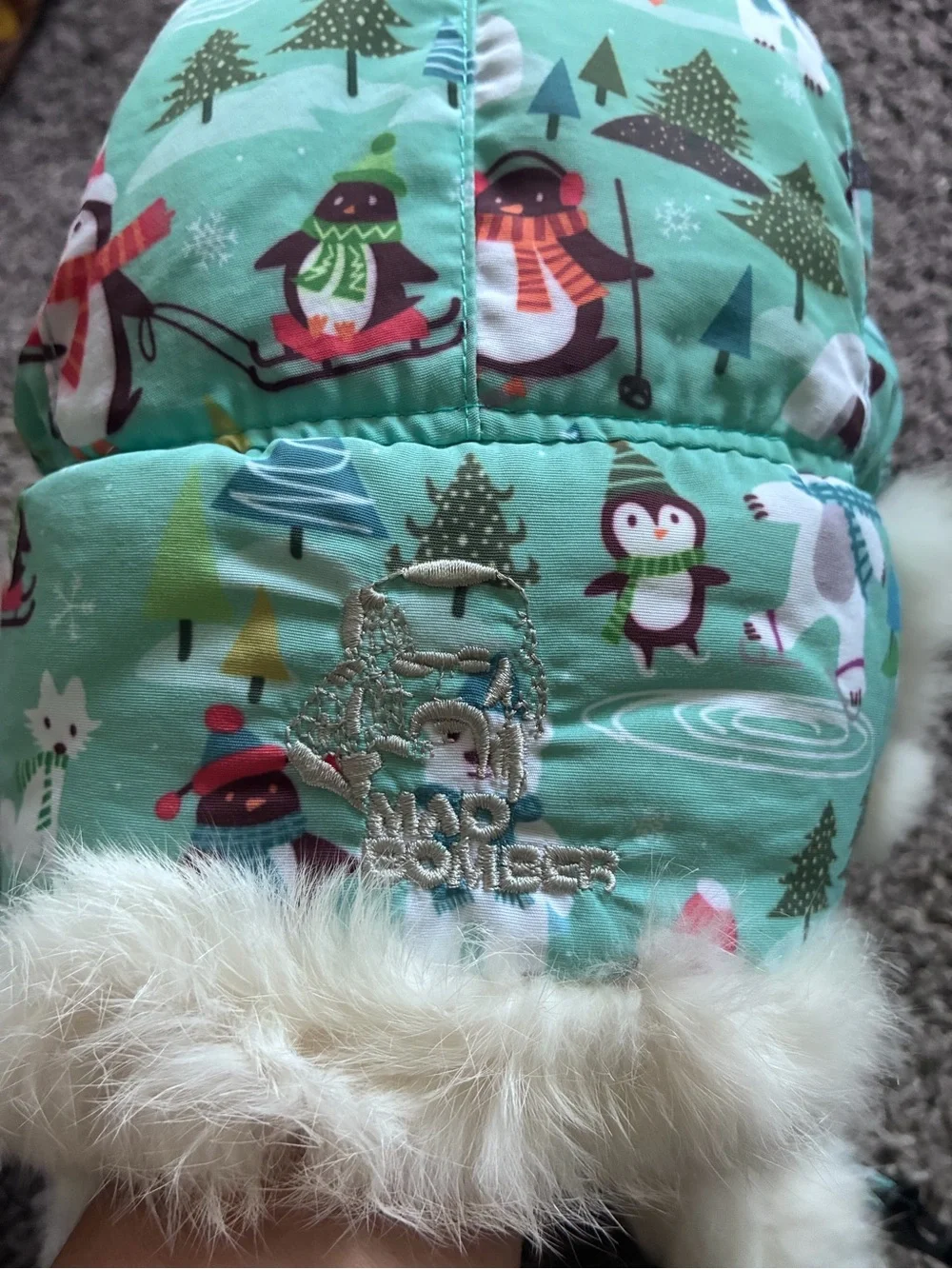 Mad Bomber Toddler Hat (buckle gone)
